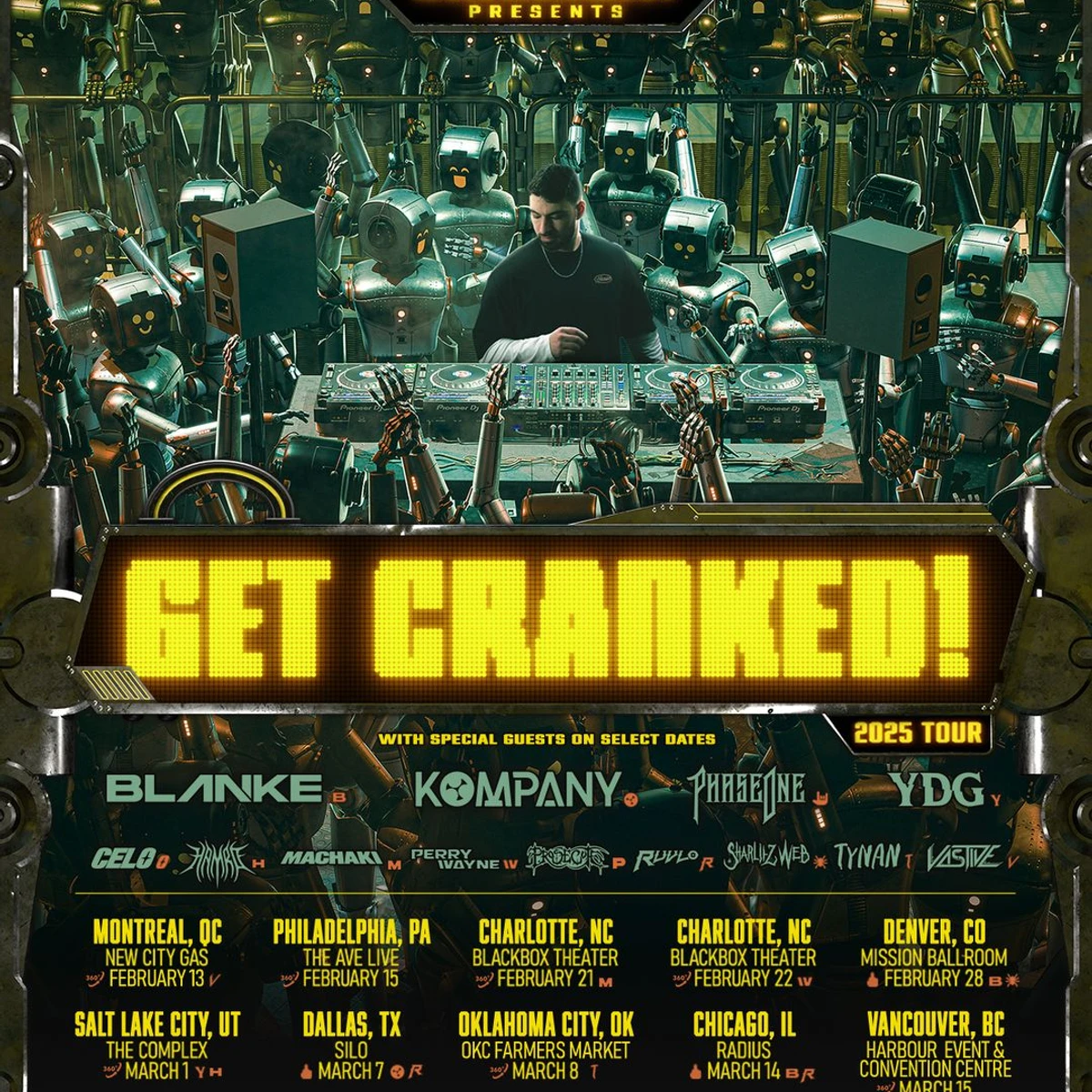 GET CRANKED! 2025 Tour